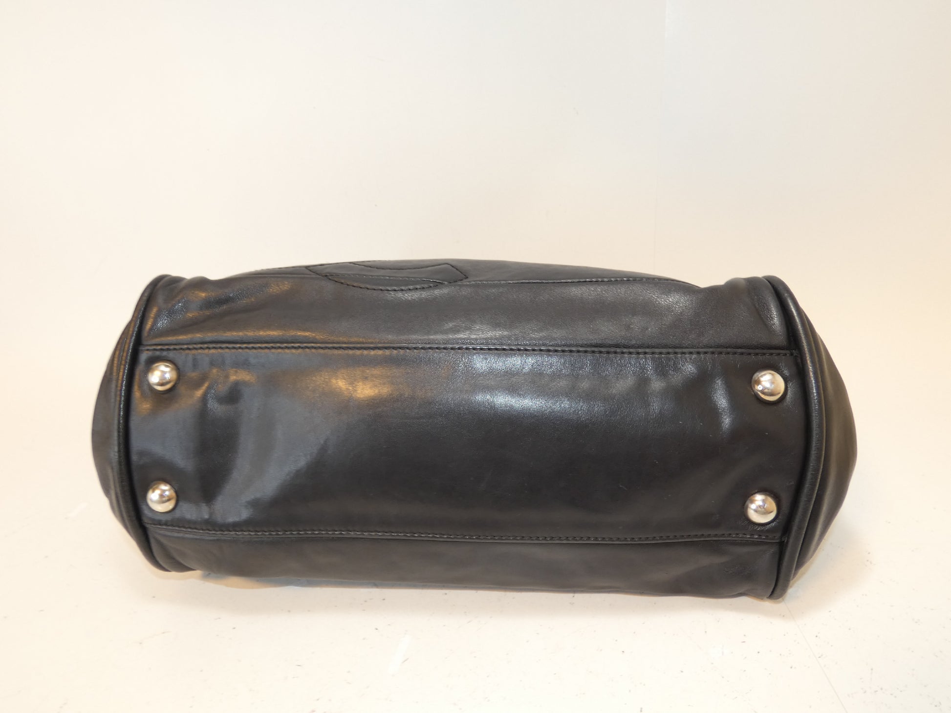 CHANEL Deca Coco Lambskin Black Chain Shoulder Bag