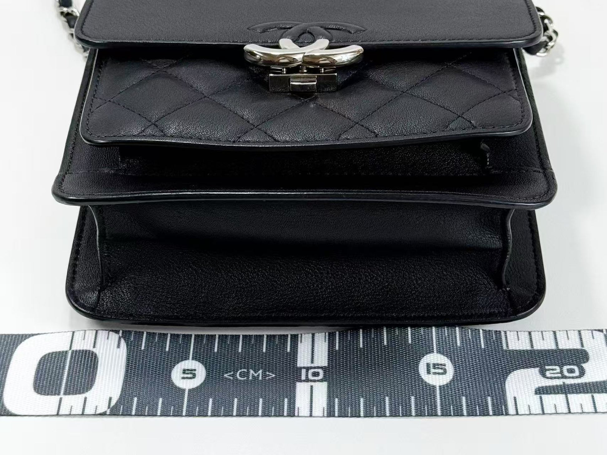 CHANEL Black Matelasse Half Coco Shoulder Bag, W20cm, Approx. 25 Series, Silver Hardware, Dust Bag and Sticker Included, 25363846