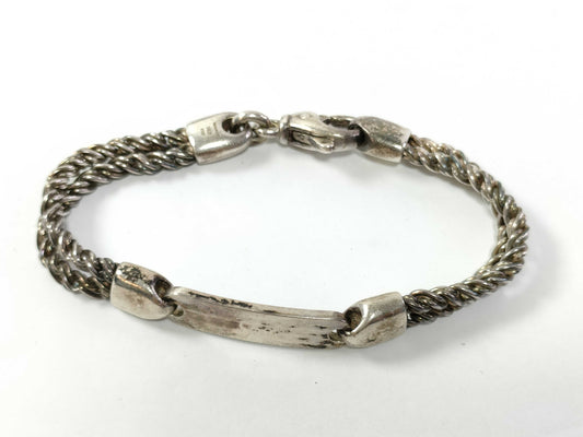 Tiffany & Co. Tiffany Double Rope Sterling Silver Bracelet/Bangle