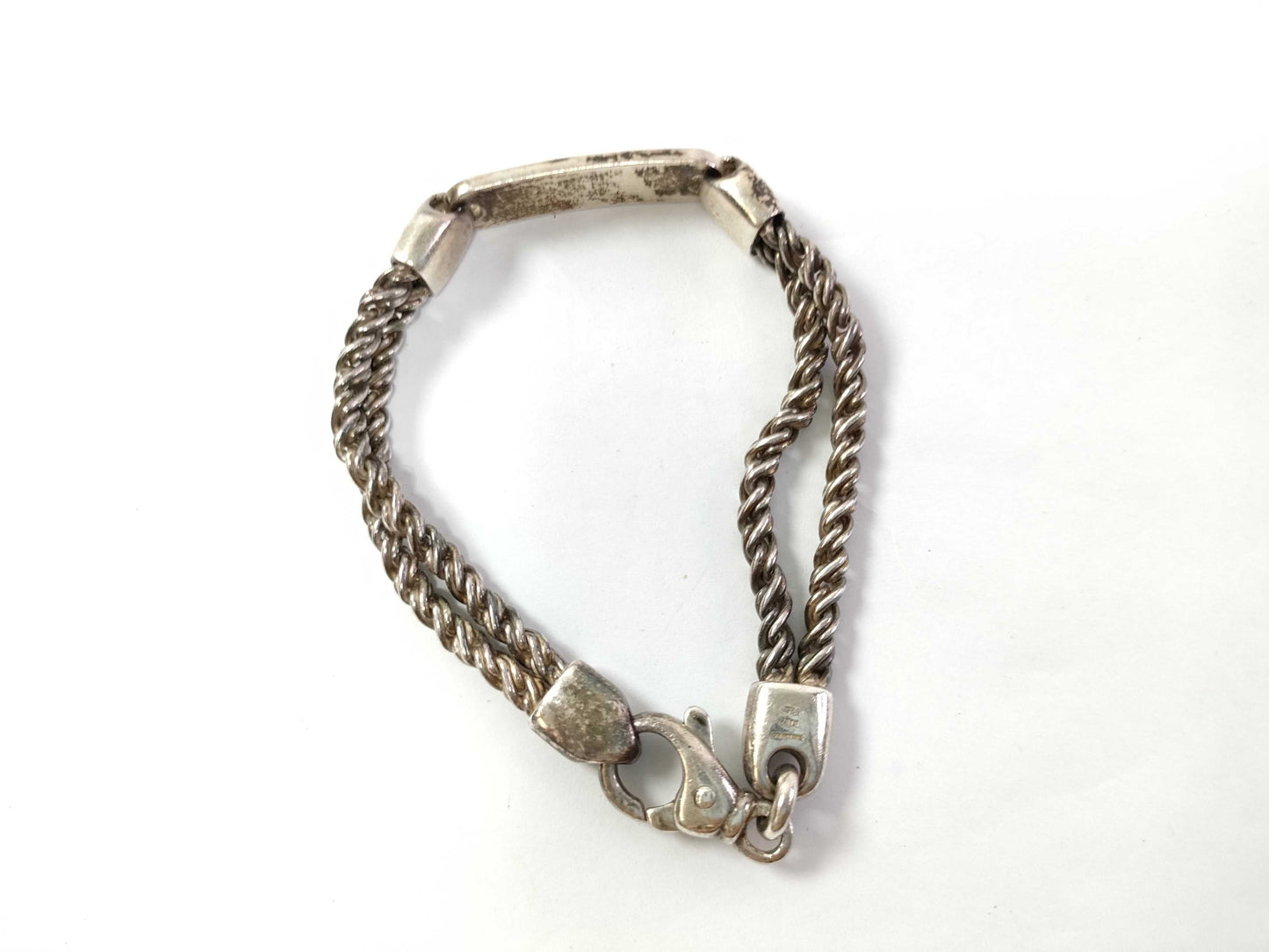 Tiffany & Co. Tiffany Double Rope Sterling Silver Bracelet/Bangle
