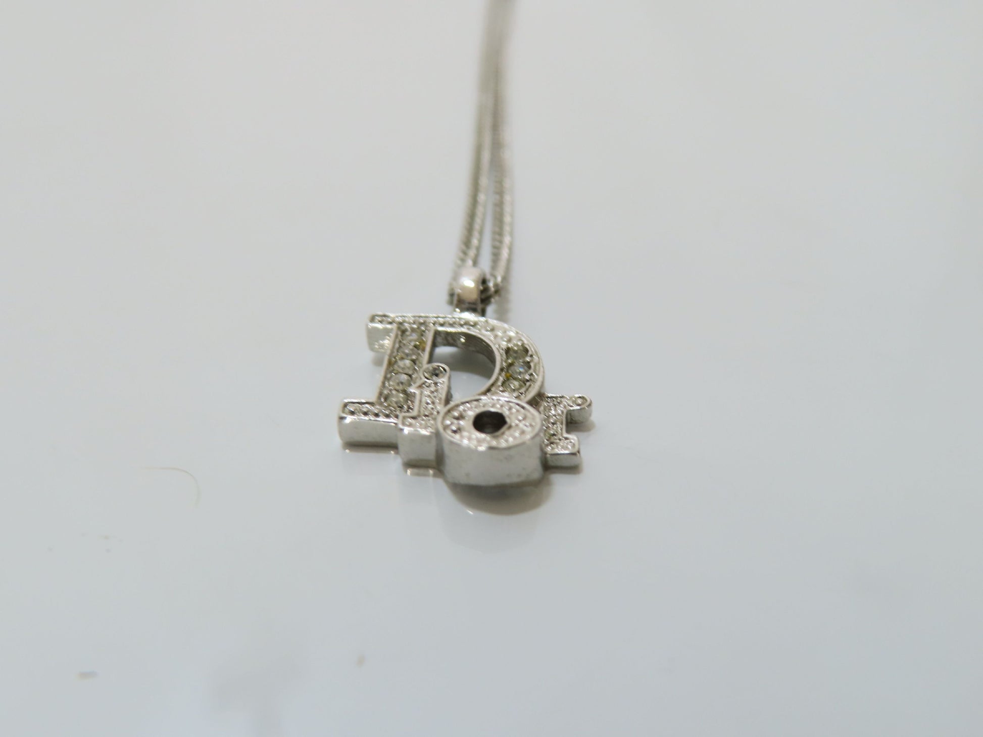 Dior DIOR Rhinestone Necklace Necklace