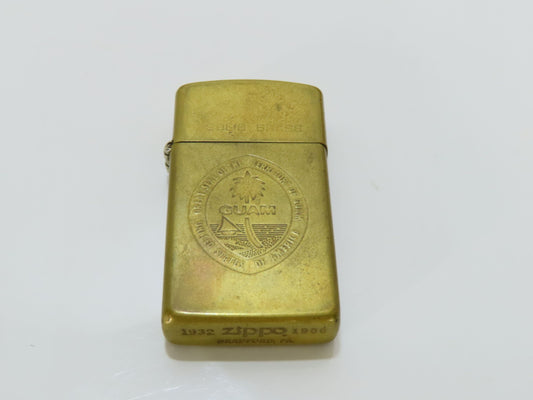 ZIPPO ZippoSOLIO BRASS GUAM 1932-1986 Lighter