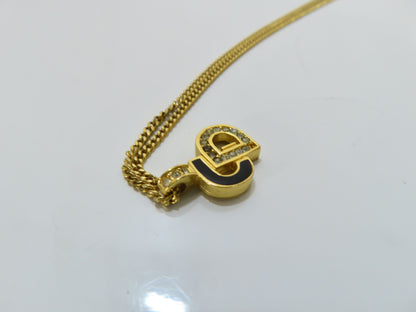 Christian Dior DIOR logo necklace necklace