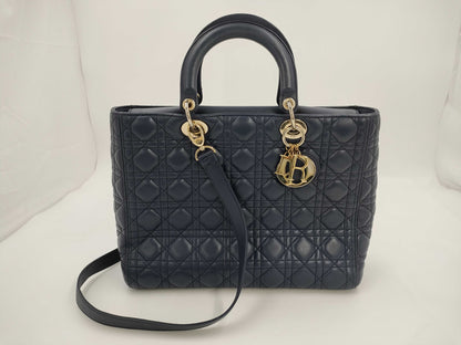 Dior DIOR Duor Lady Duor Large Cannage Handbag