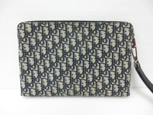 Dior Trotter Oblique Jacquard Second Bag, Approx. W30 x H20cm, Clutch Bag