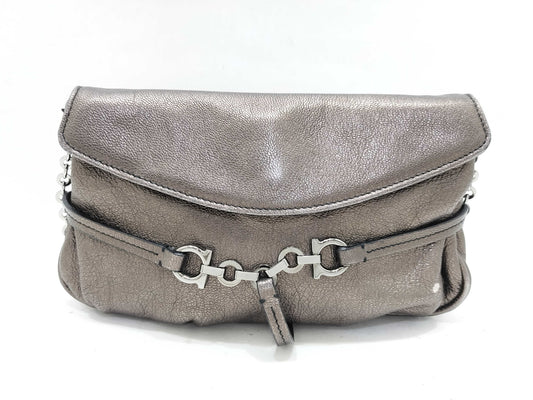 Salvatore Ferragamo Gancini 6864 Accessory Pouch Gancini Clutch Bag