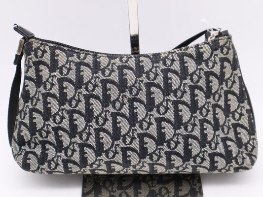Dior Trotter Accessory Pouch Handbag Black Handbag