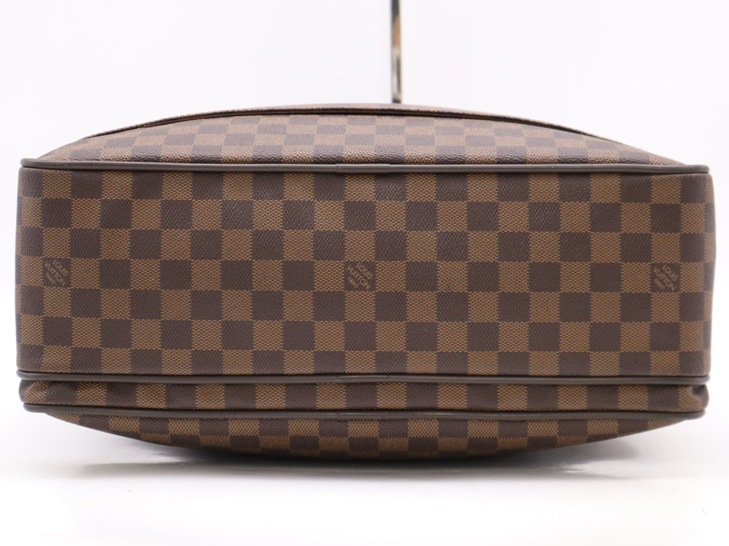 LOUIS VUITTON Damier N23252 Damier Curl Business Bag with Name Tag and Charm