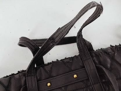 GIVENCHY 2-way black leather shoulder bag