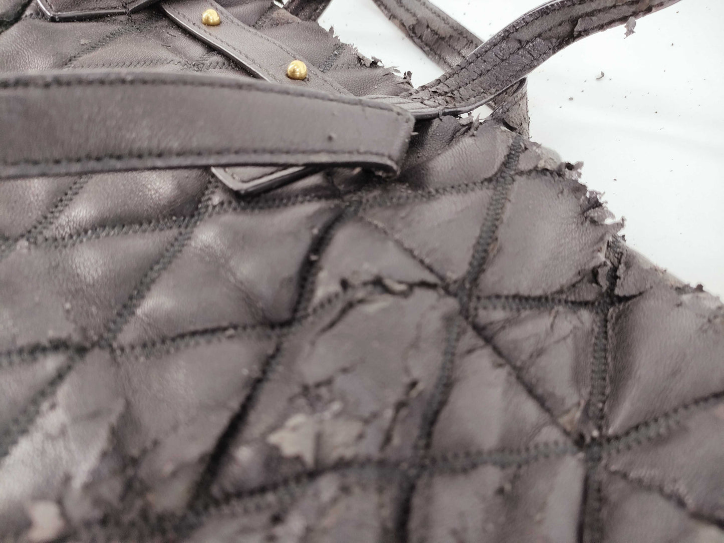 GIVENCHY 2-way black leather shoulder bag