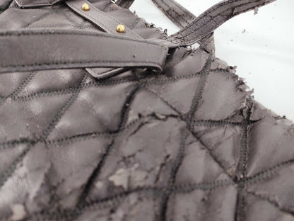 GIVENCHY 2-way black leather shoulder bag