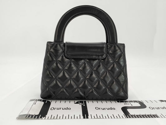 CHANEL Matelasse 2-Way Handbag with Gold Hardware, Chain Shoulder Bag, W19cm, AS4416, Serial Number Plate, Black