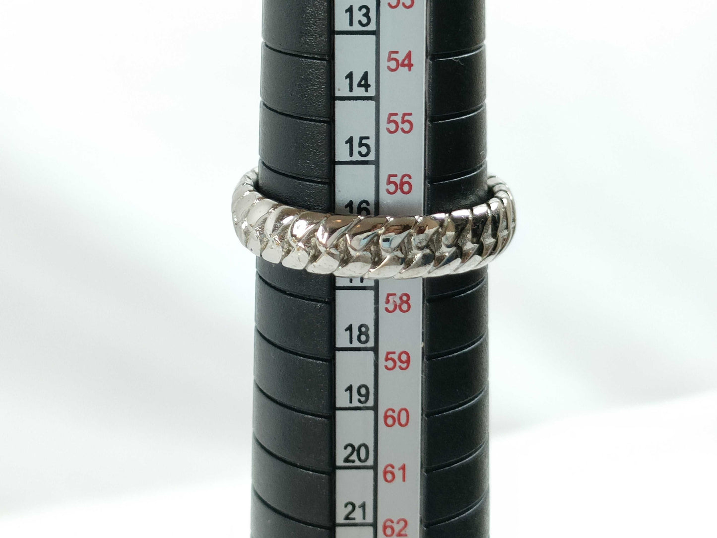 FENDI Baguette Ring Silver Box Ring