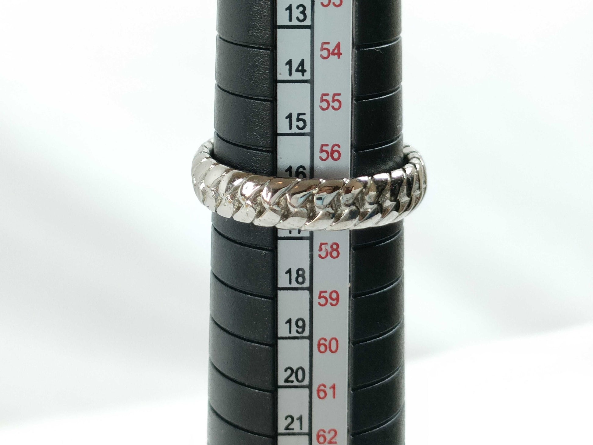 FENDI Baguette Ring Silver Box Ring