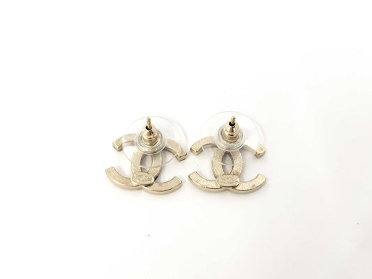 CHANEL A11P Coco Mark Rhinestone Earrings