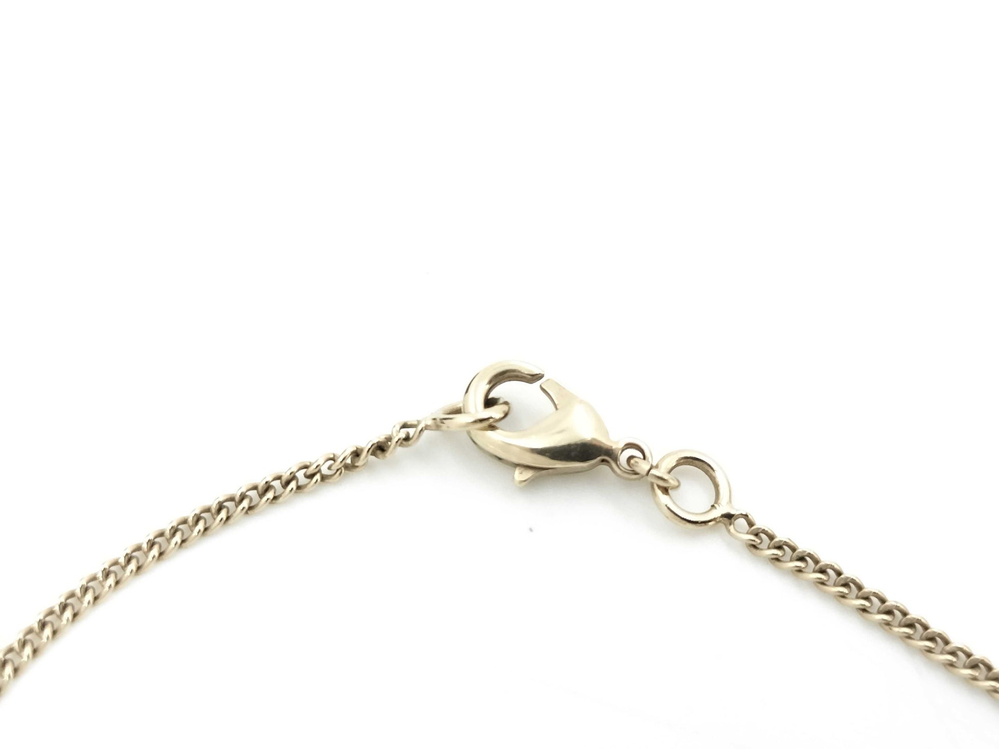 CHANEL B13C Color Stone Coco Mark GP Necklace