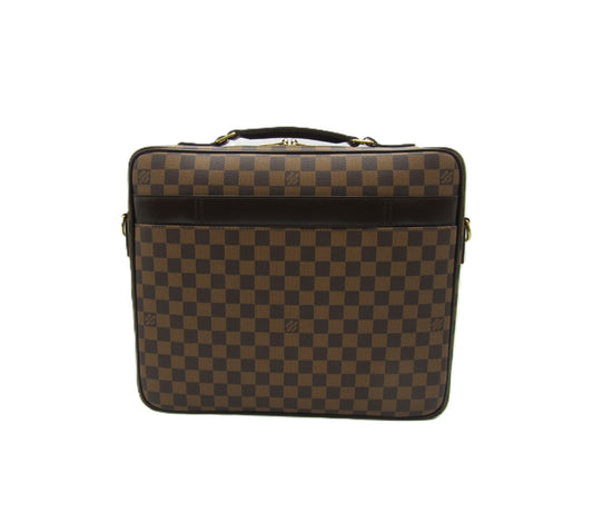 LOUIS VUITTON Porte Ordinature Savana Damier N58020 G Hardware Business Bag