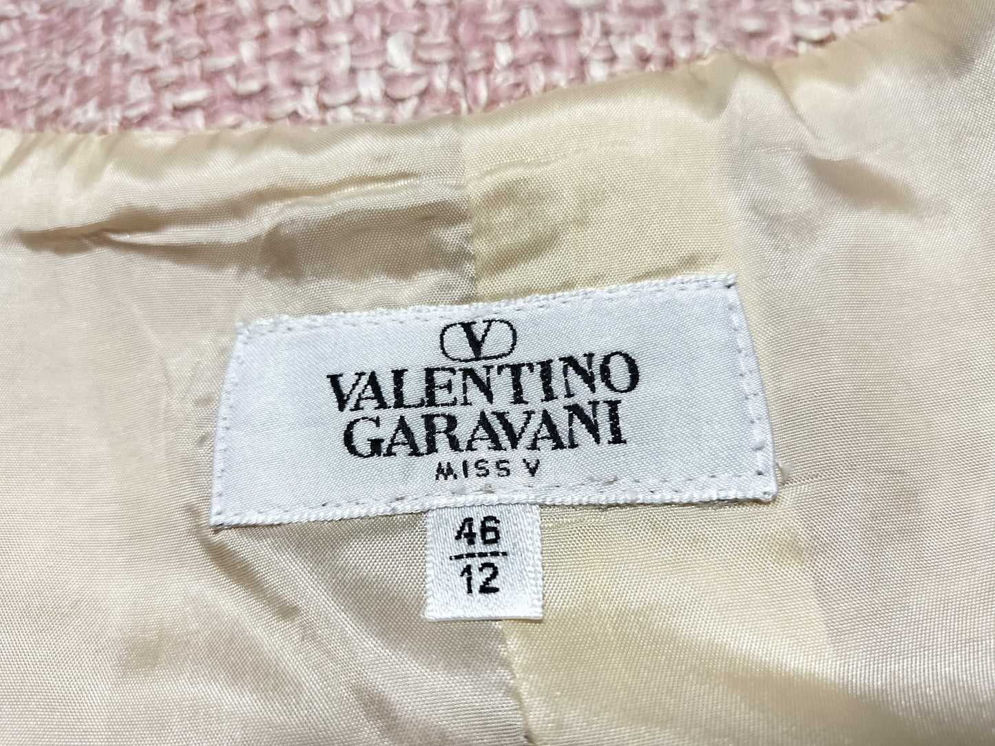 VALENTINO Tweed Jacket Size 46