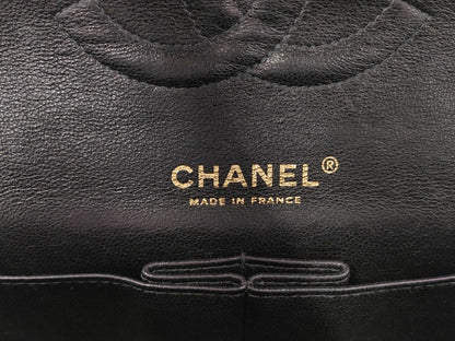 CHANEL Matelasse Caviar Skin Double Flap Double Chain Shoulder Bag, No. 8