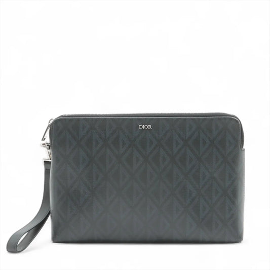 Dior CD Diamond PVC Clutch Bag Second Bag