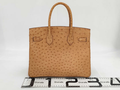 HERMES HERMES Birkin Hermes Birkin 30 □K Ostrich Handbag Handbag