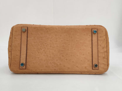 HERMES HERMES Birkin Hermes Birkin 30 □K Ostrich Handbag Handbag