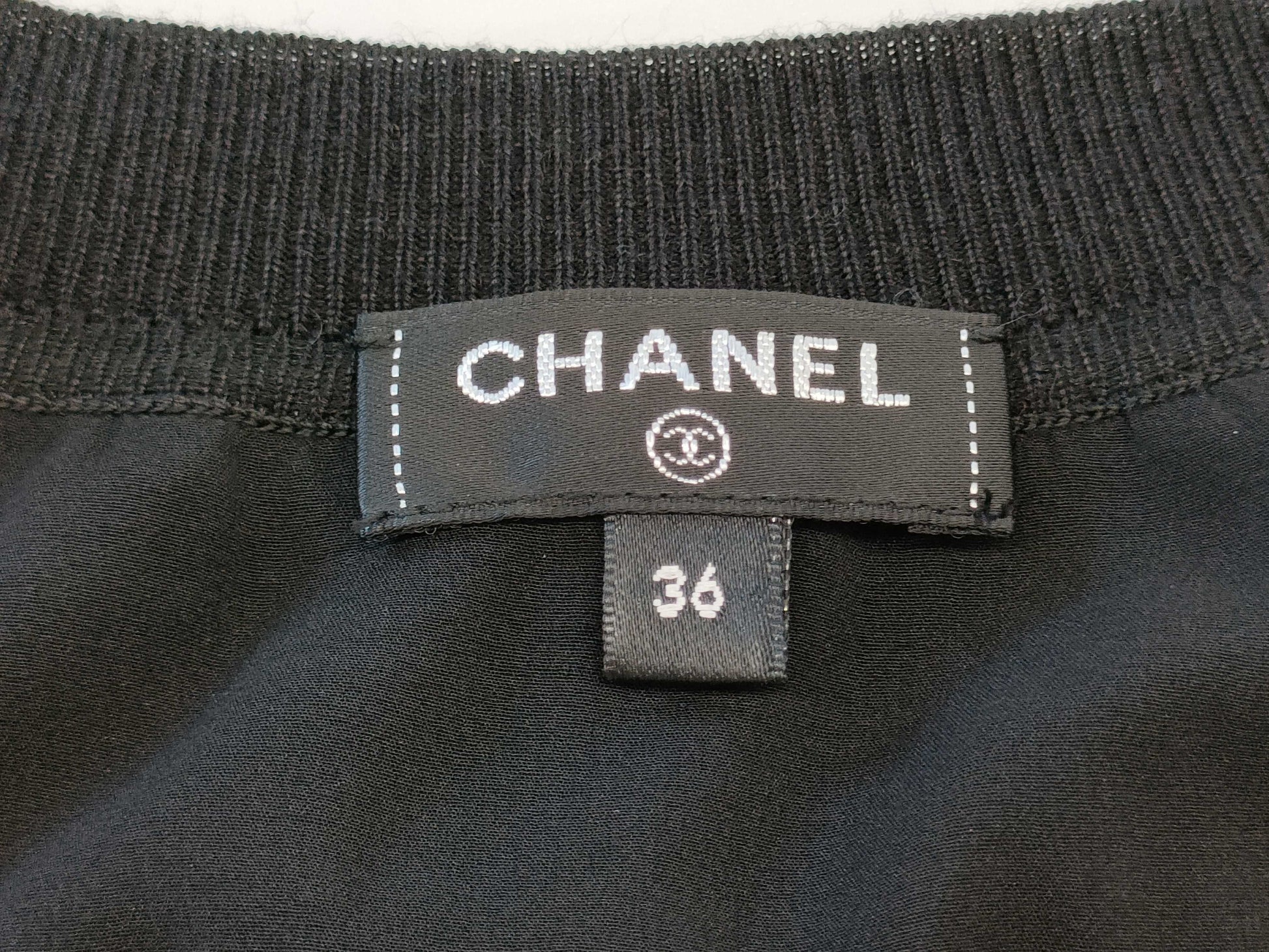 CHANEL CHANEL Coco Mark All-Over Print Dress Button Size 36 Dress