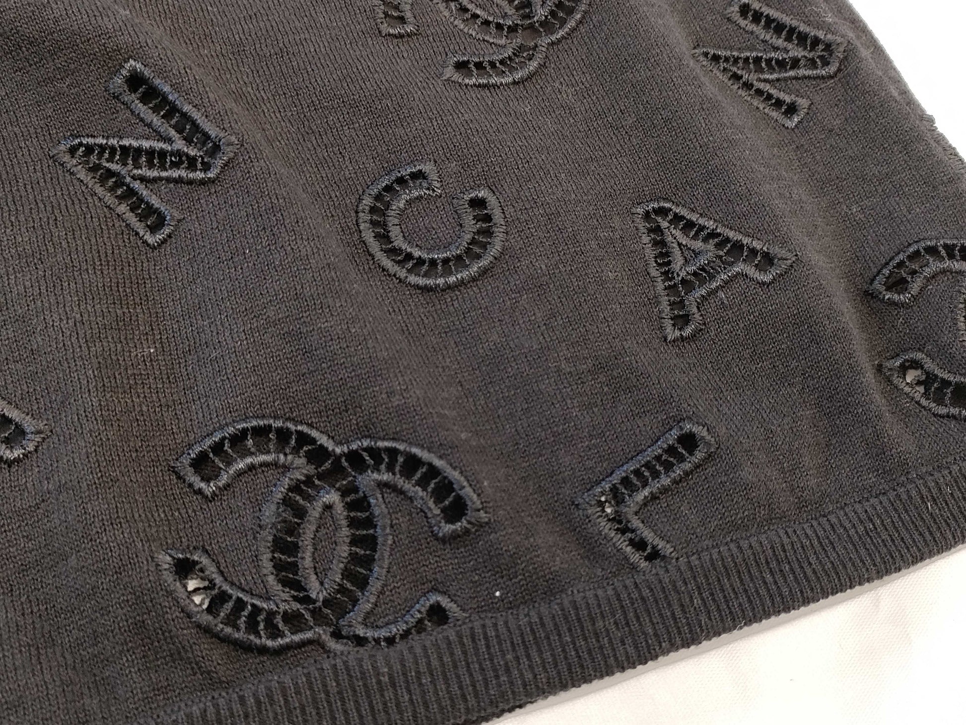 CHANEL CHANEL Coco Mark All-Over Print Dress Button Size 36 Dress