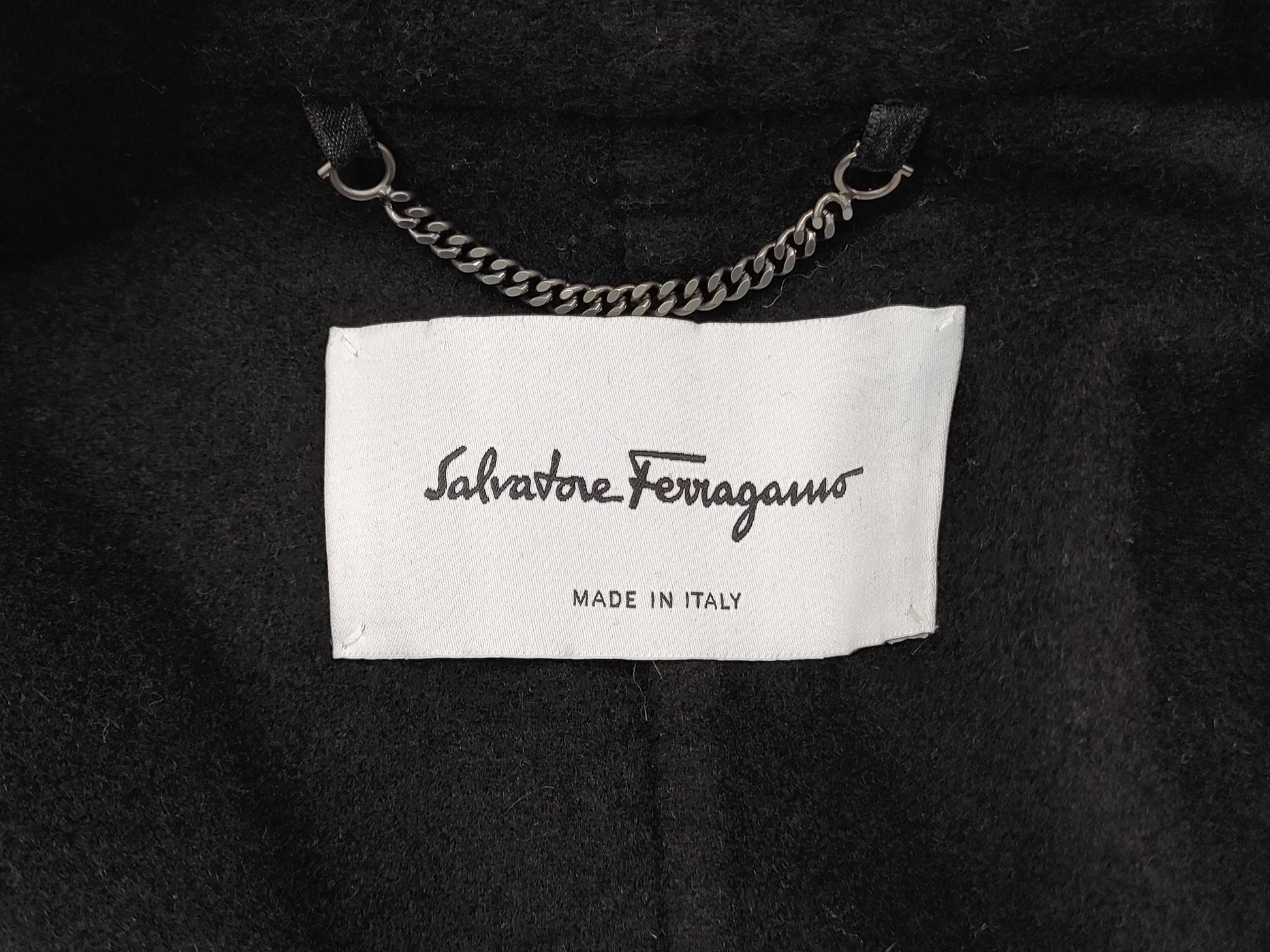Salvatore Ferragamo cashmere coat, size 38