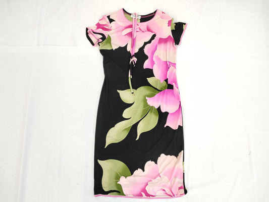 LEONARD LEONARD Belted Dress Size 46 Dress