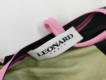 LEONARD LEONARD Belted Dress Size 46 Dress