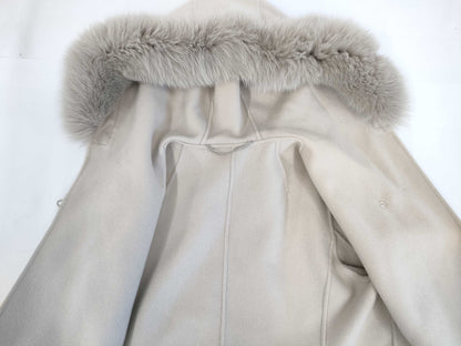 MaxMara S MAXMARA S MaxMara Hooded Coat with Belt