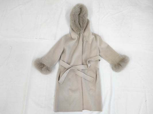 MaxMara S MAXMARA S MaxMara Hooded Coat with Belt