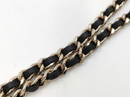 CHANEL 2-Way Chain Vanity Bag with Top Handle, Mirrored Matelasse Lambskin, Black with GD Hardware, AP2199 AHKG4A71 Shoulder Bag