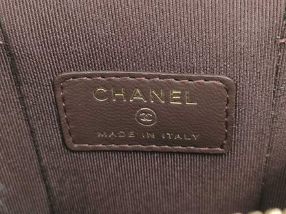CHANEL Chain Vanity Bag Mini Matelasse Lambskin Black GD Hardware AP1466 Shoulder Bag