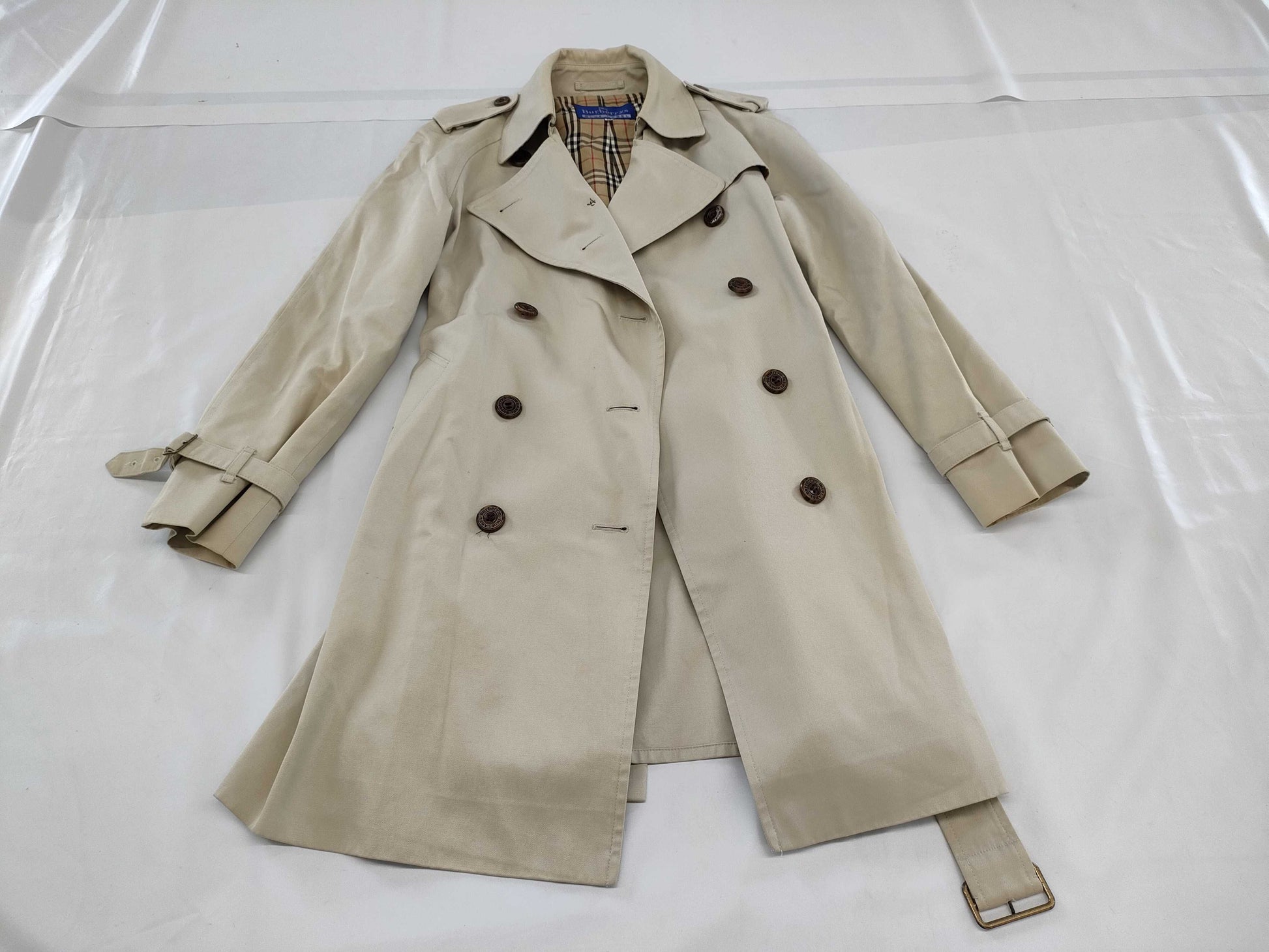 BURBERRY Blue Label Trench Coat, Beige, Size 38