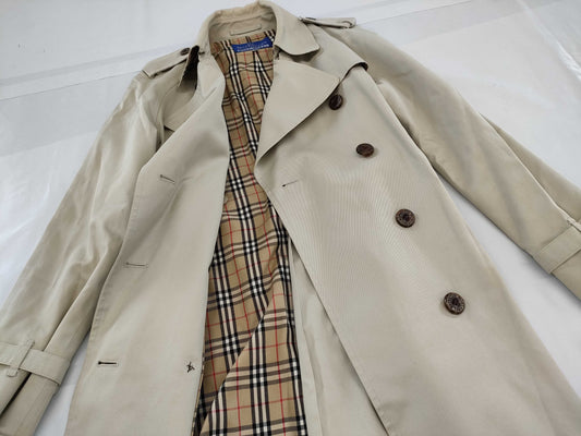BURBERRY Blue Label Trench Coat, Beige, Size 38