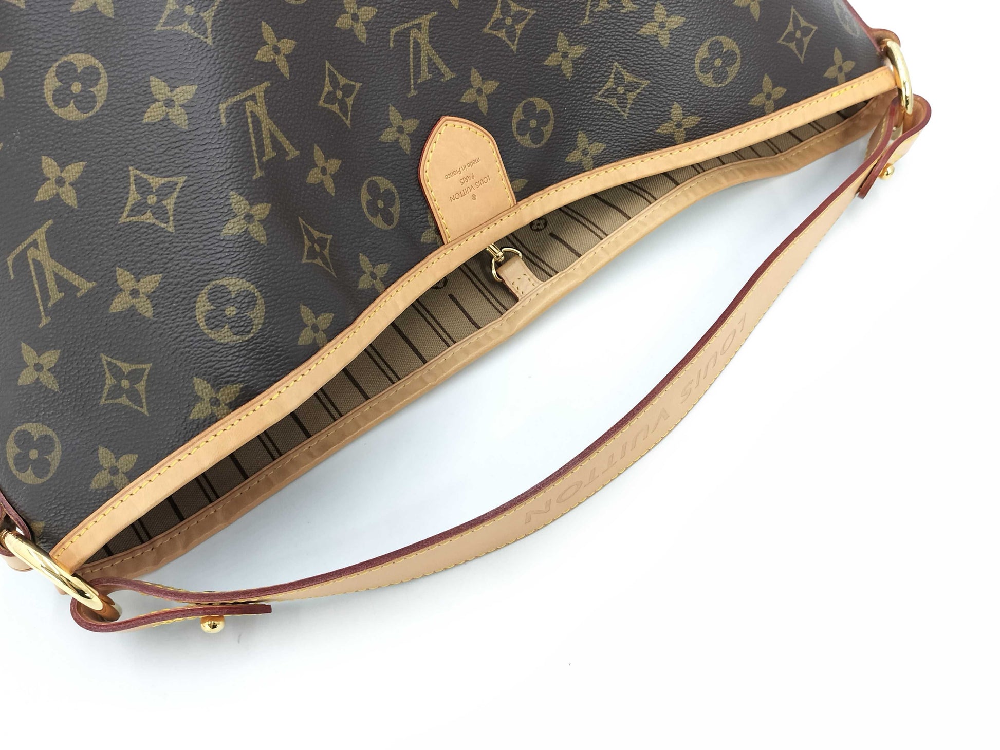LOUIS VUITTON Monogram Delightful Brown Handbag
