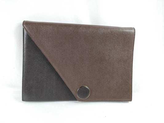 Yves Saint Laurent YSL Clutch Bicolor Clutch Bag