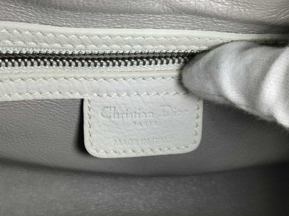 Dior Leather Hand Ivory Handbag
