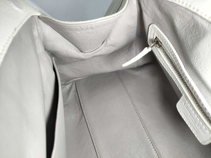 Dior Leather Hand Ivory Handbag
