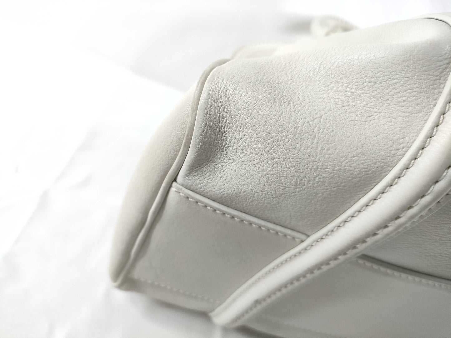 Dior Leather Hand Ivory Handbag