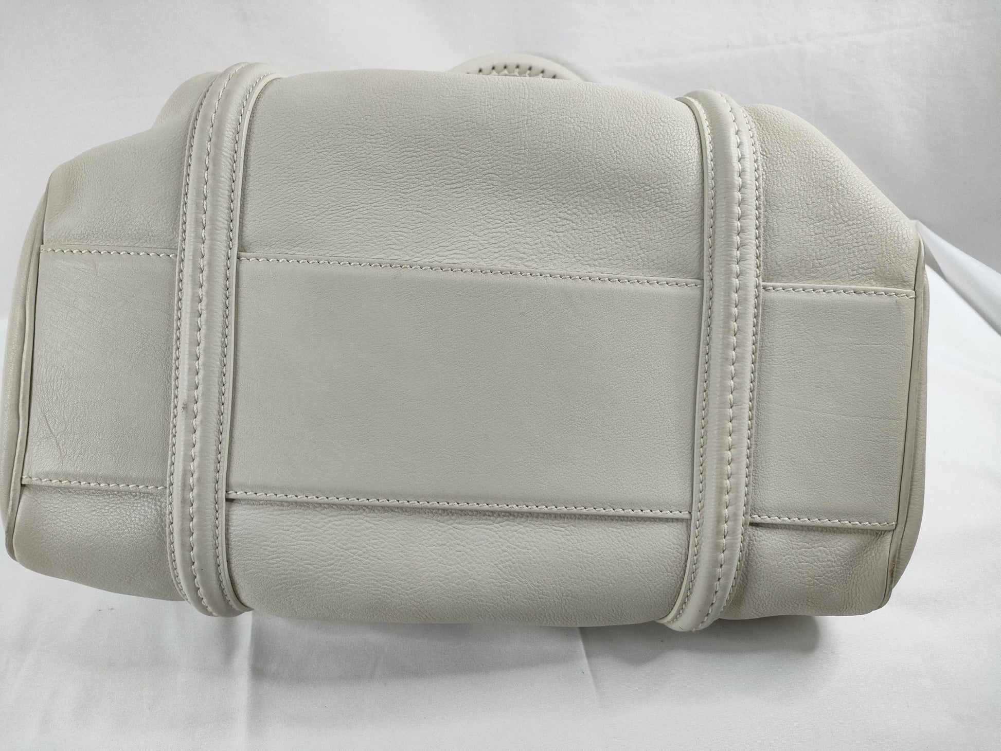 Dior Leather Hand Ivory Handbag