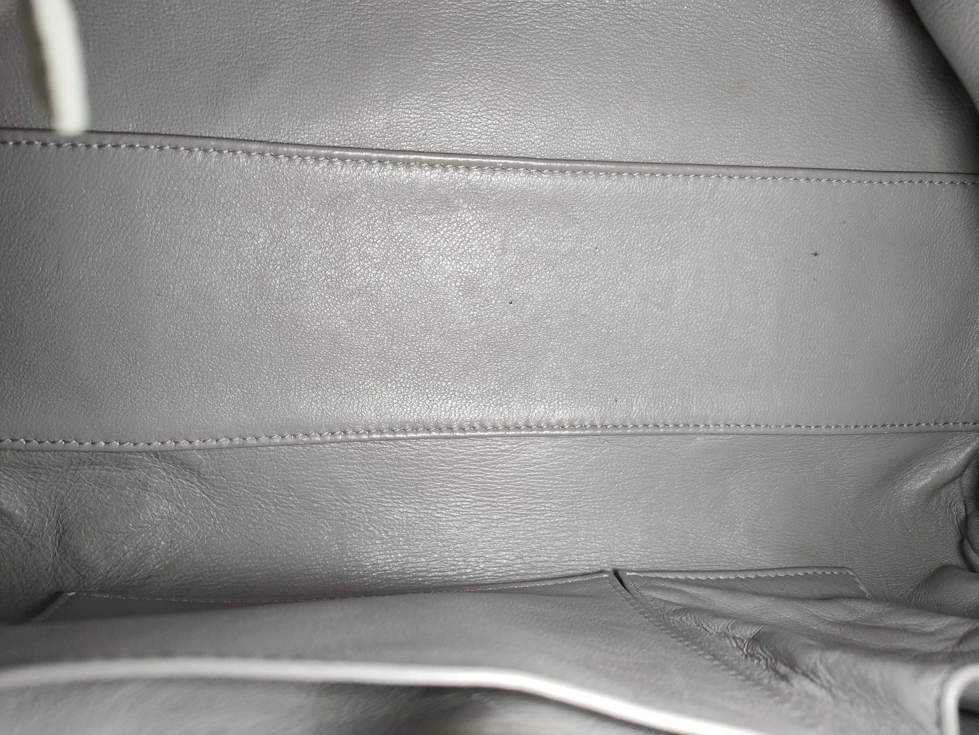 Dior Leather Hand Ivory Handbag