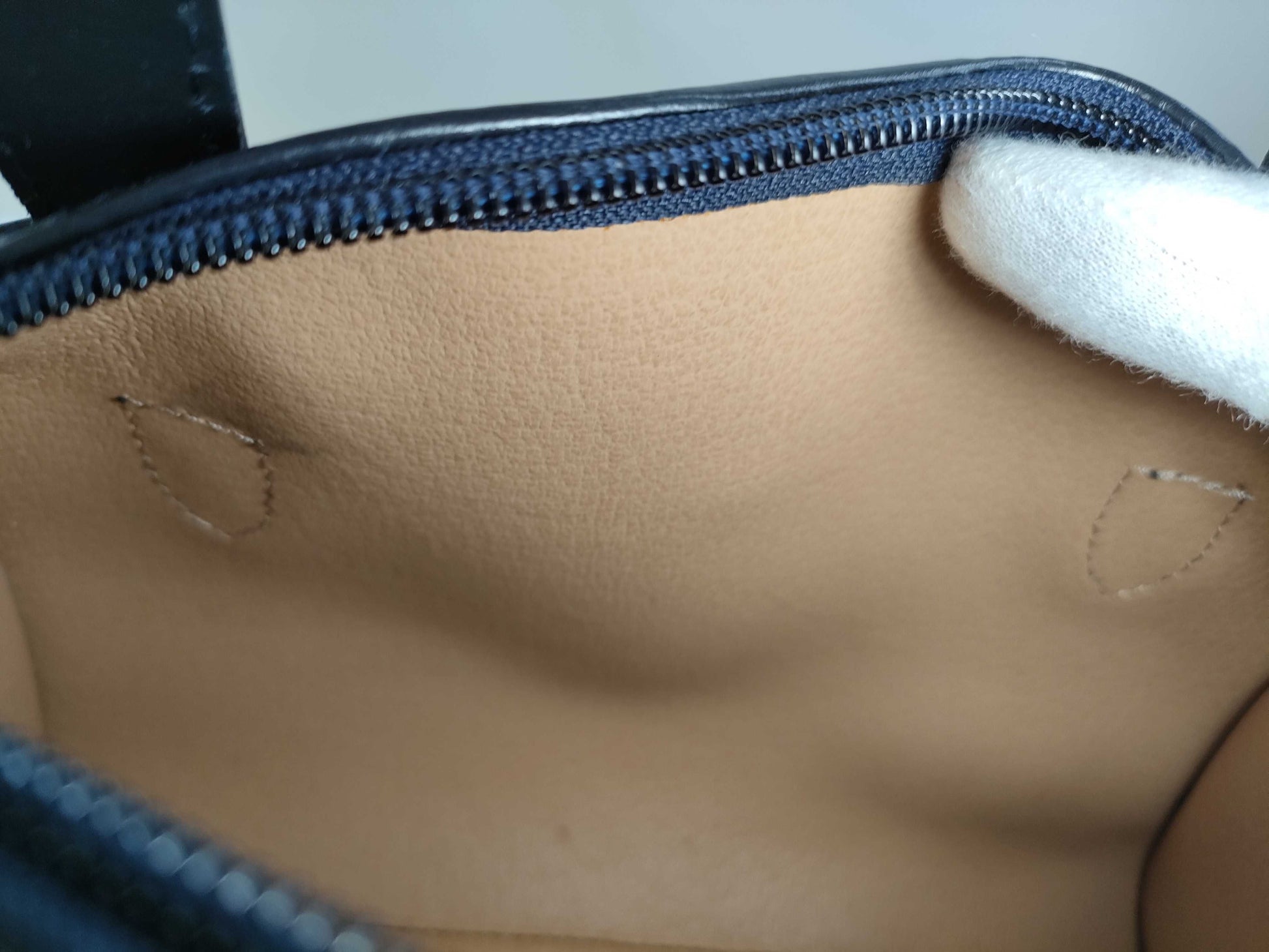 Dior Trotter PVC Mini Boston Handbag in Navy