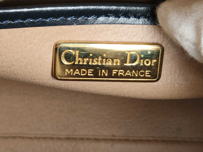 Dior Trotter PVC Mini Boston Handbag in Navy