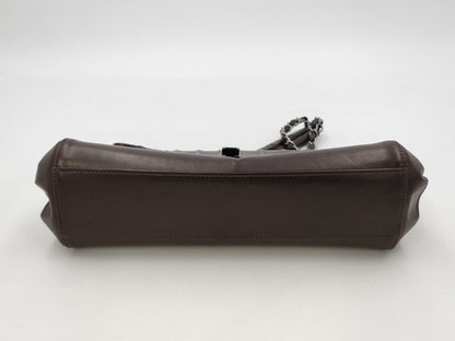 CHANEL Mademoiselle Shoulder Bag, Brown, No. 7