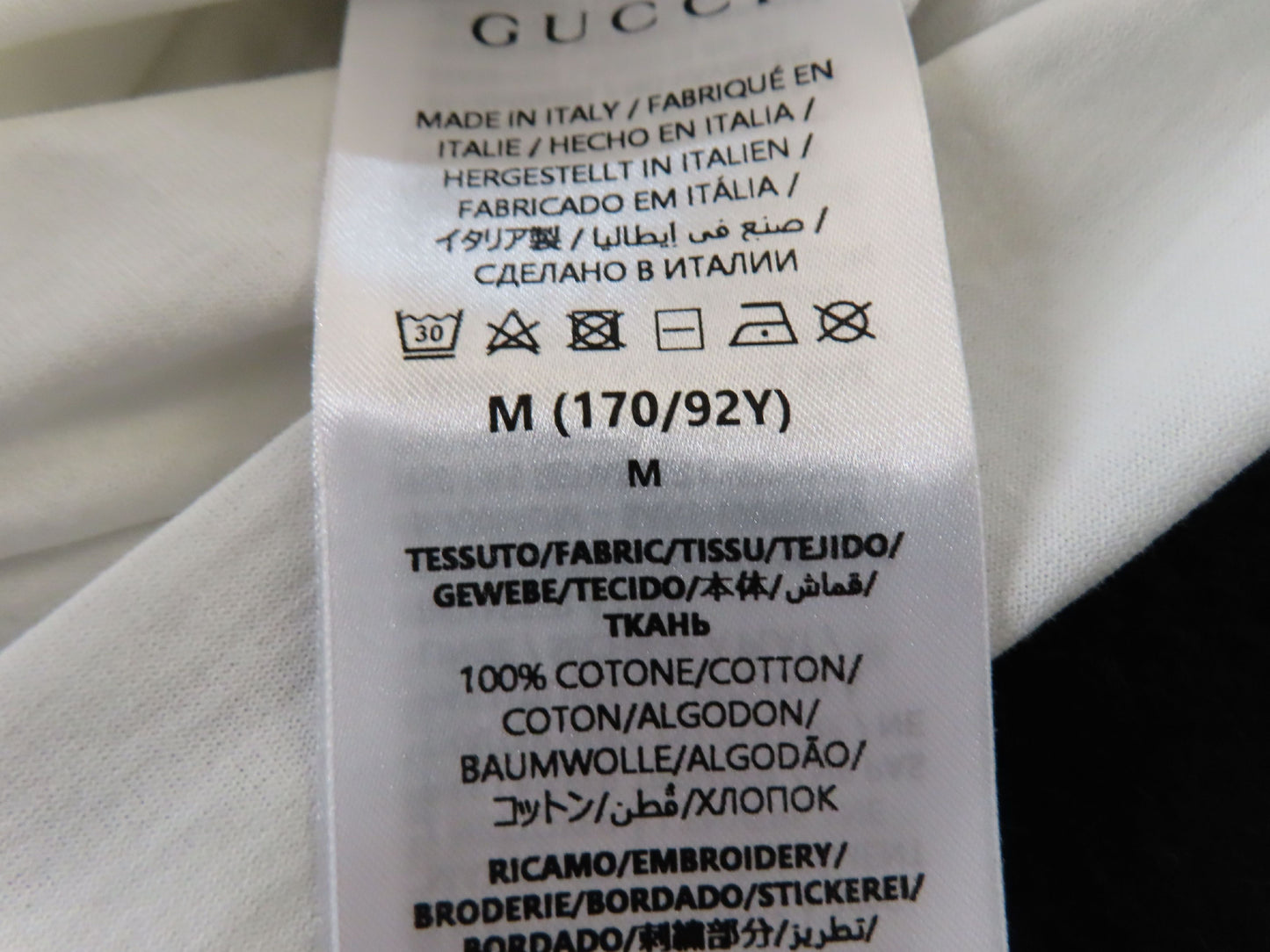 GUCCI Short Sleeve T-Shirt White T-Shirt