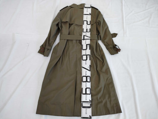 BURBERRY Long Trench Coat with Belt and Liner, Nova Check Lining, Iridescent Color, 9AB2 C-TK83 Coat
