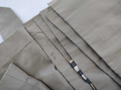 BURBERRY Belted Nova Check Khaki Long Coat with White Tag, 9AR C-TK83